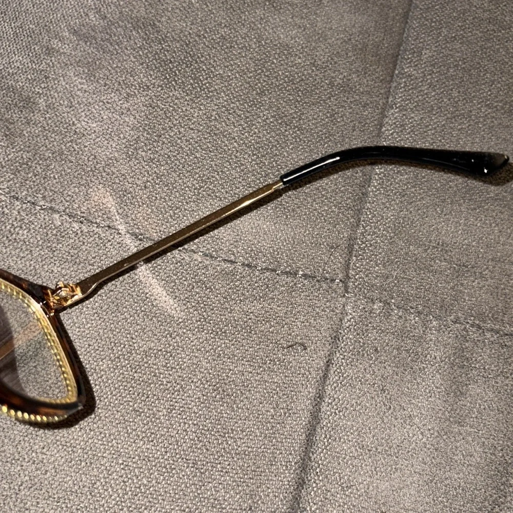 Crystal Embellished Square Glasses